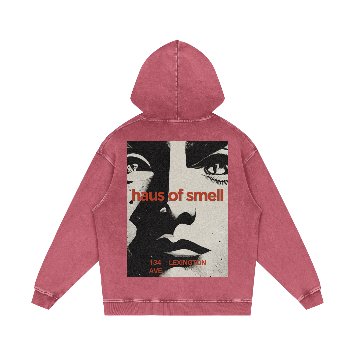 Snow Washed Loose Cotton Hoodie