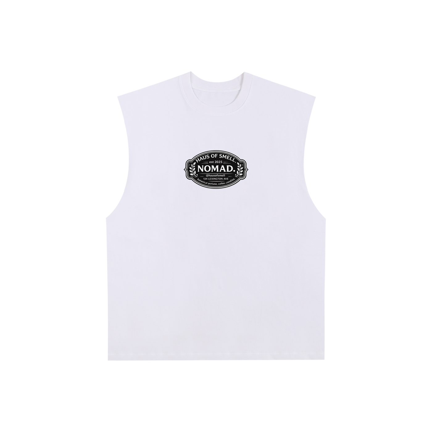 Raw Edge Cotton Tank Top