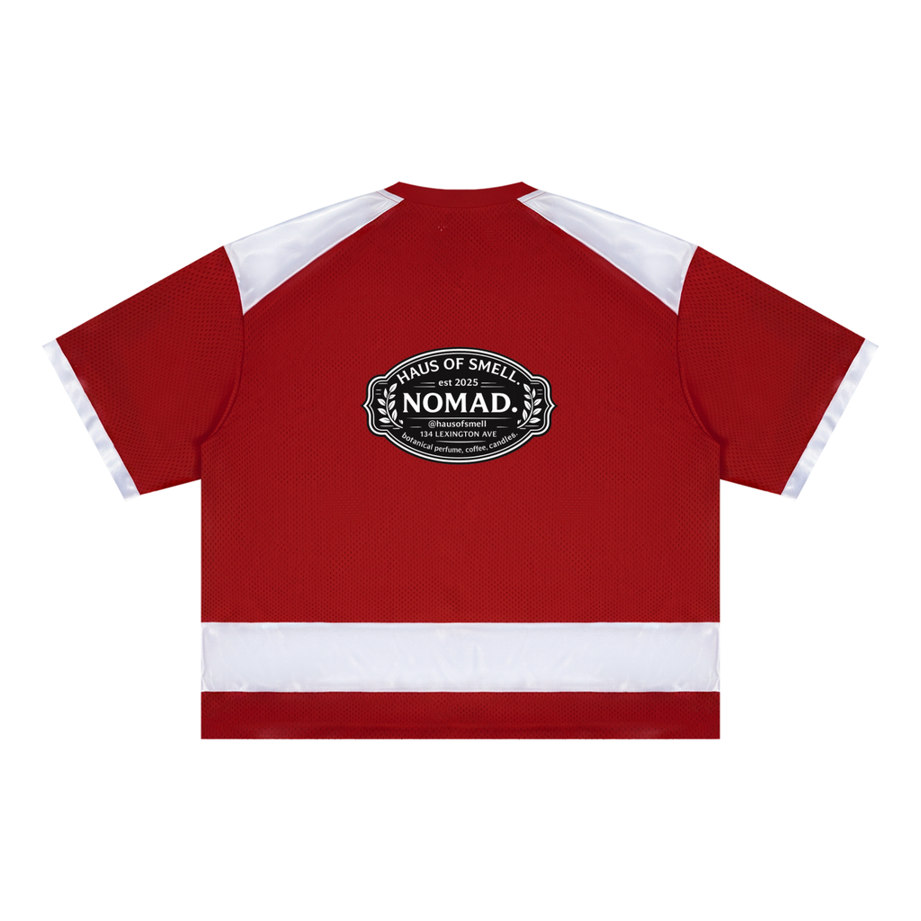 Unisex Raglan Sleeve Mesh Boxy T-Shirt