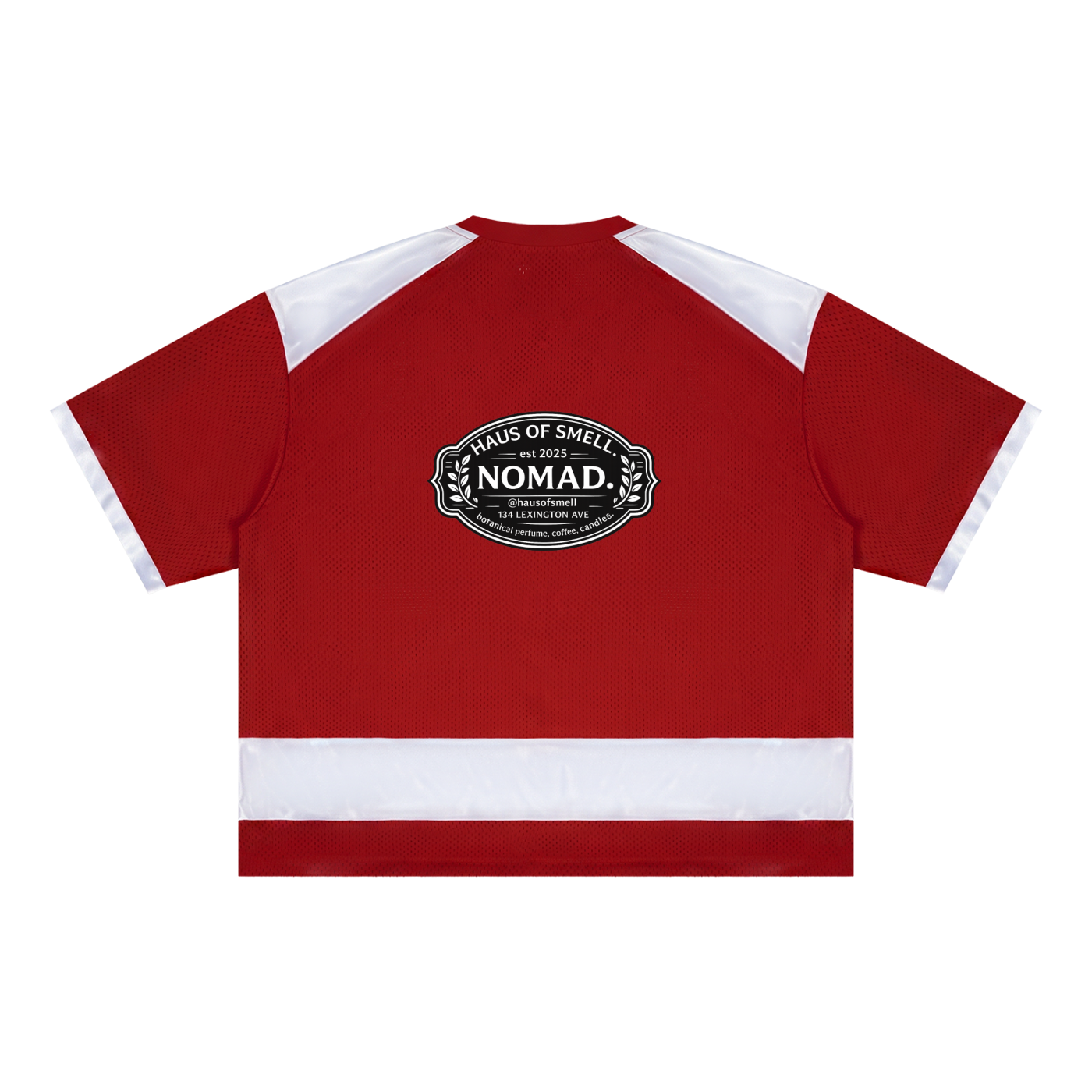 Unisex Raglan Sleeve Mesh Boxy T-Shirt