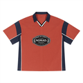 Unisex Boxy Color Block Polo Shirt