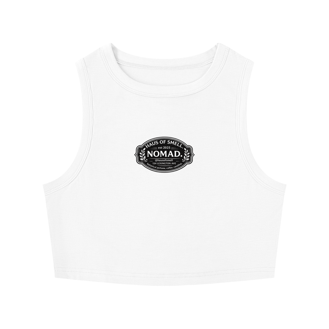 Women's Tight Crewneck Crop Tank Top