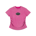 Vintage Washed Bodycon Cotton T-Shirt