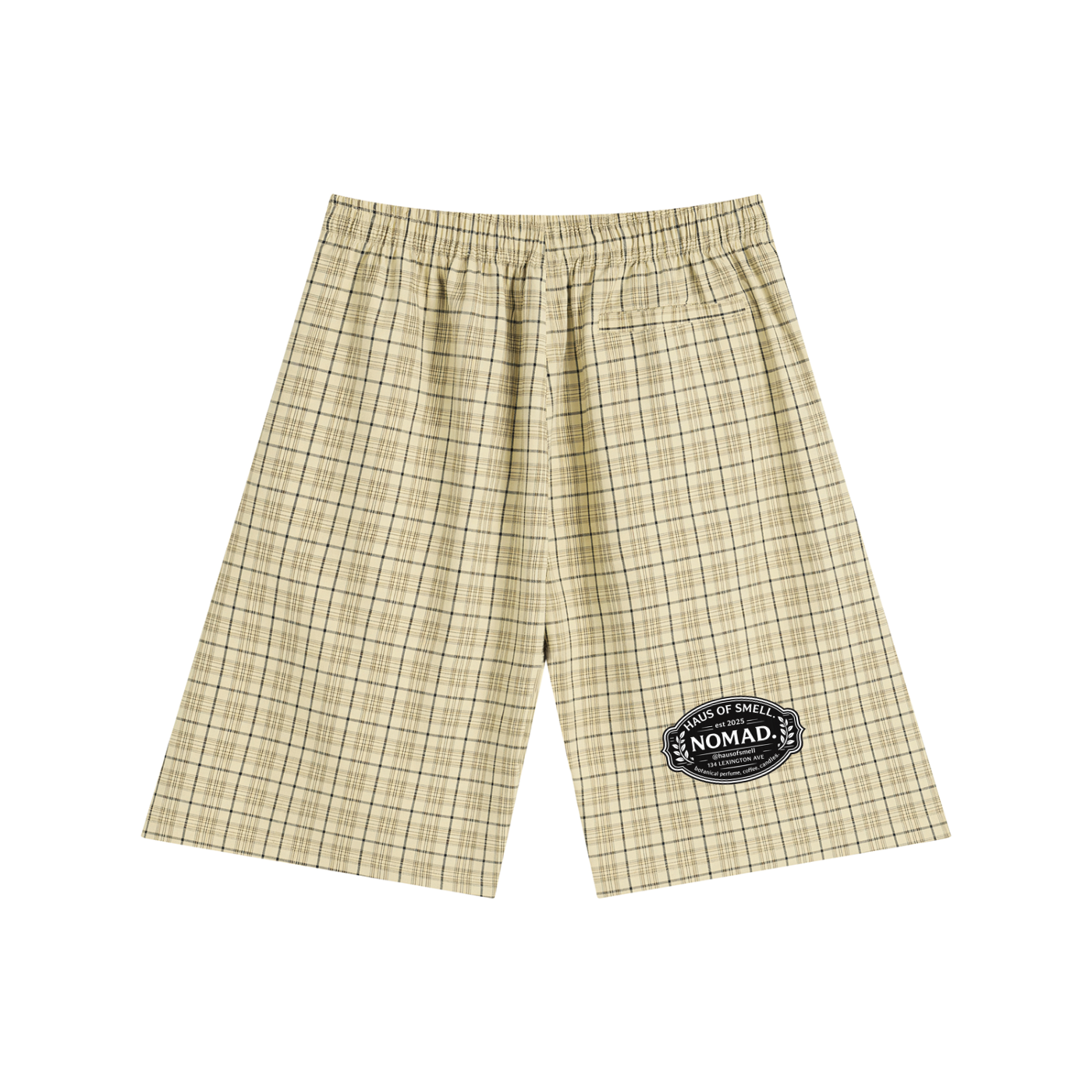 Unisex Plaid Wide Leg Shorts