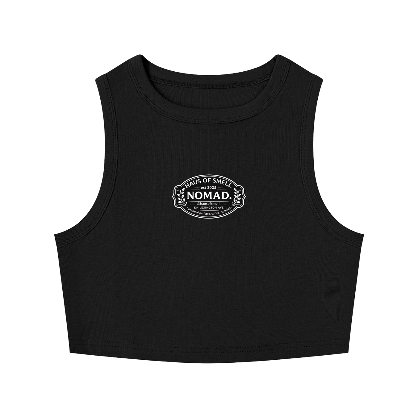 Women's Tight Crewneck Crop Tank Top