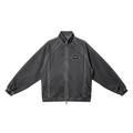 Unisex Vintage Wash Full Zip Mesh Jacket