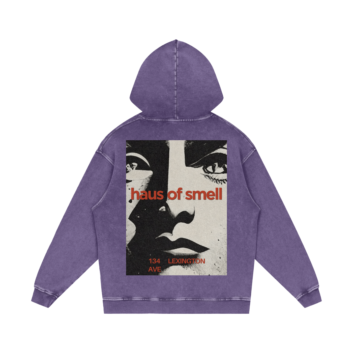 Snow Washed Loose Cotton Hoodie
