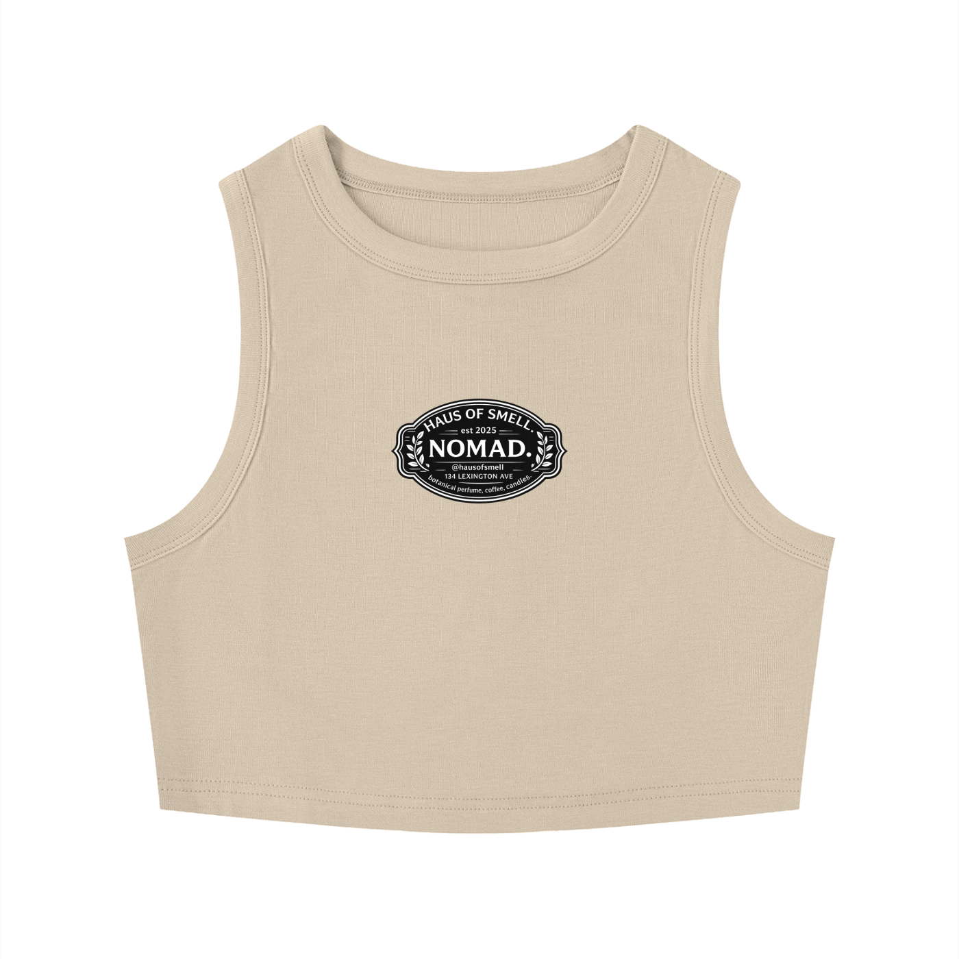Women's Tight Crewneck Crop Tank Top