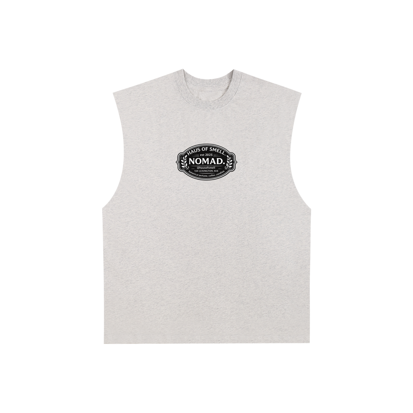 Raw Edge Cotton Tank Top