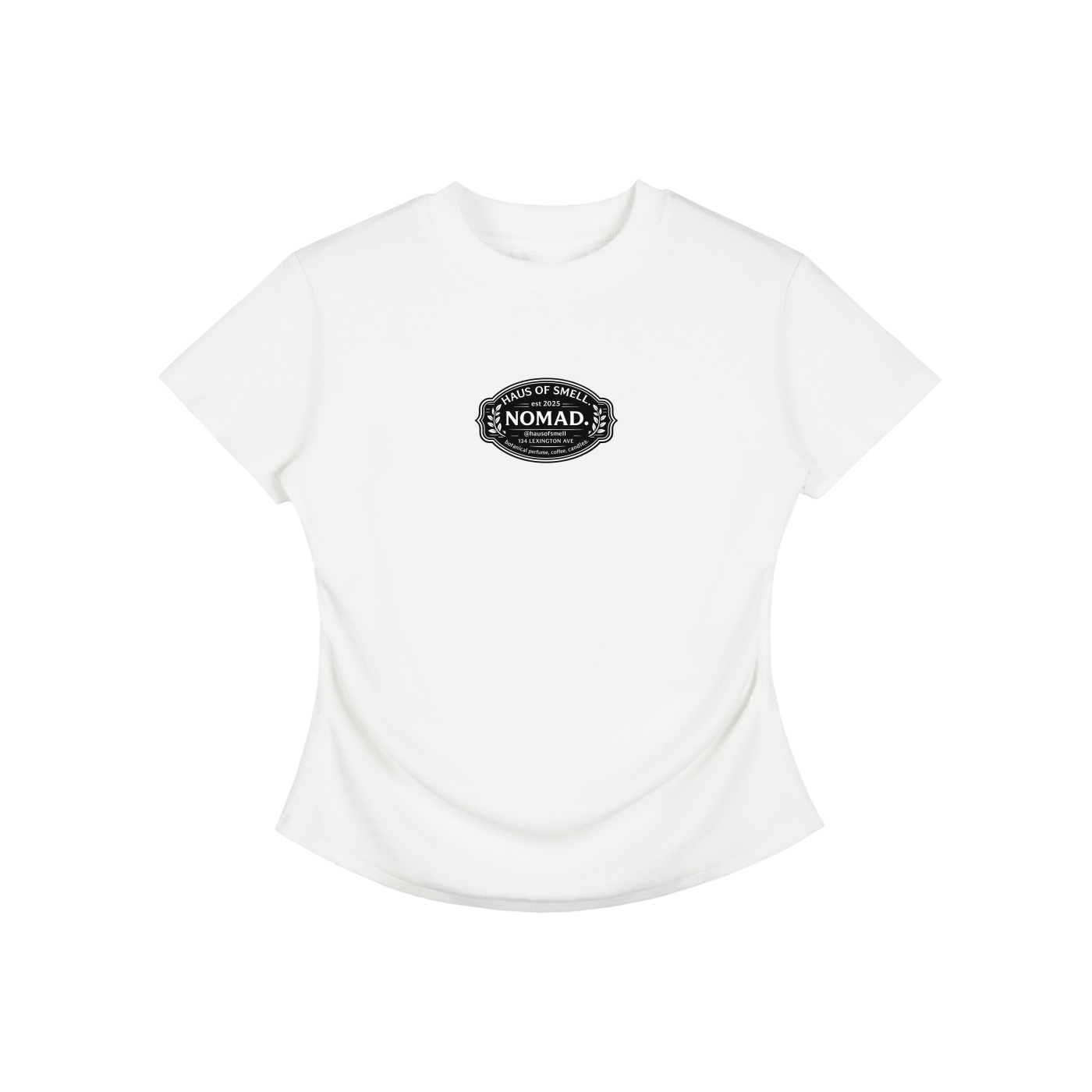 Vintage Washed Bodycon Cotton T-Shirt
