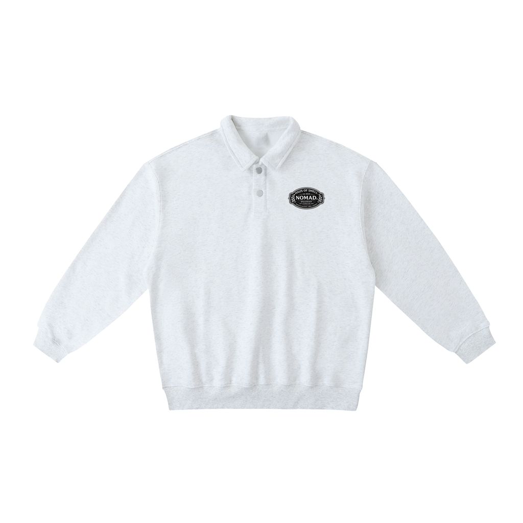 Heavyweight Polo-Collar Sweatshirt