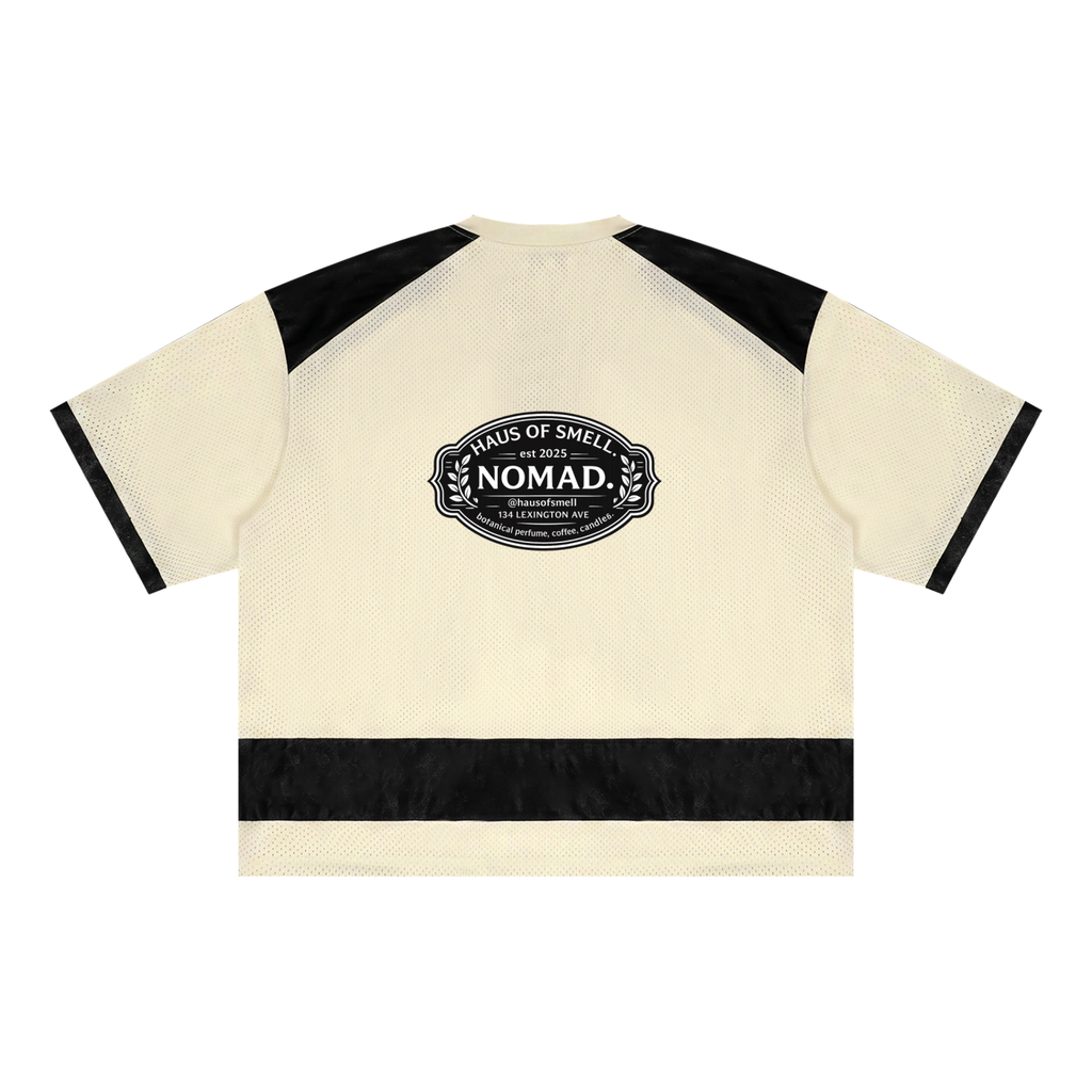 Unisex Raglan Sleeve Mesh Boxy T-Shirt