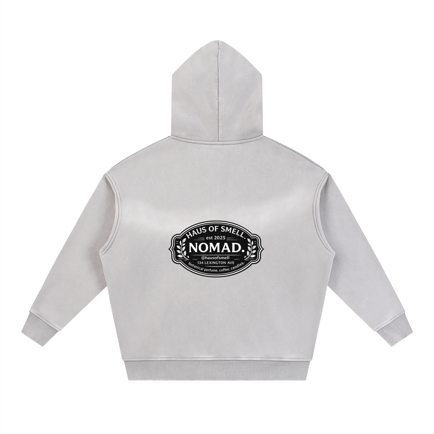 Sunfade Two-way Zipper Boxy Fleece Hoodie