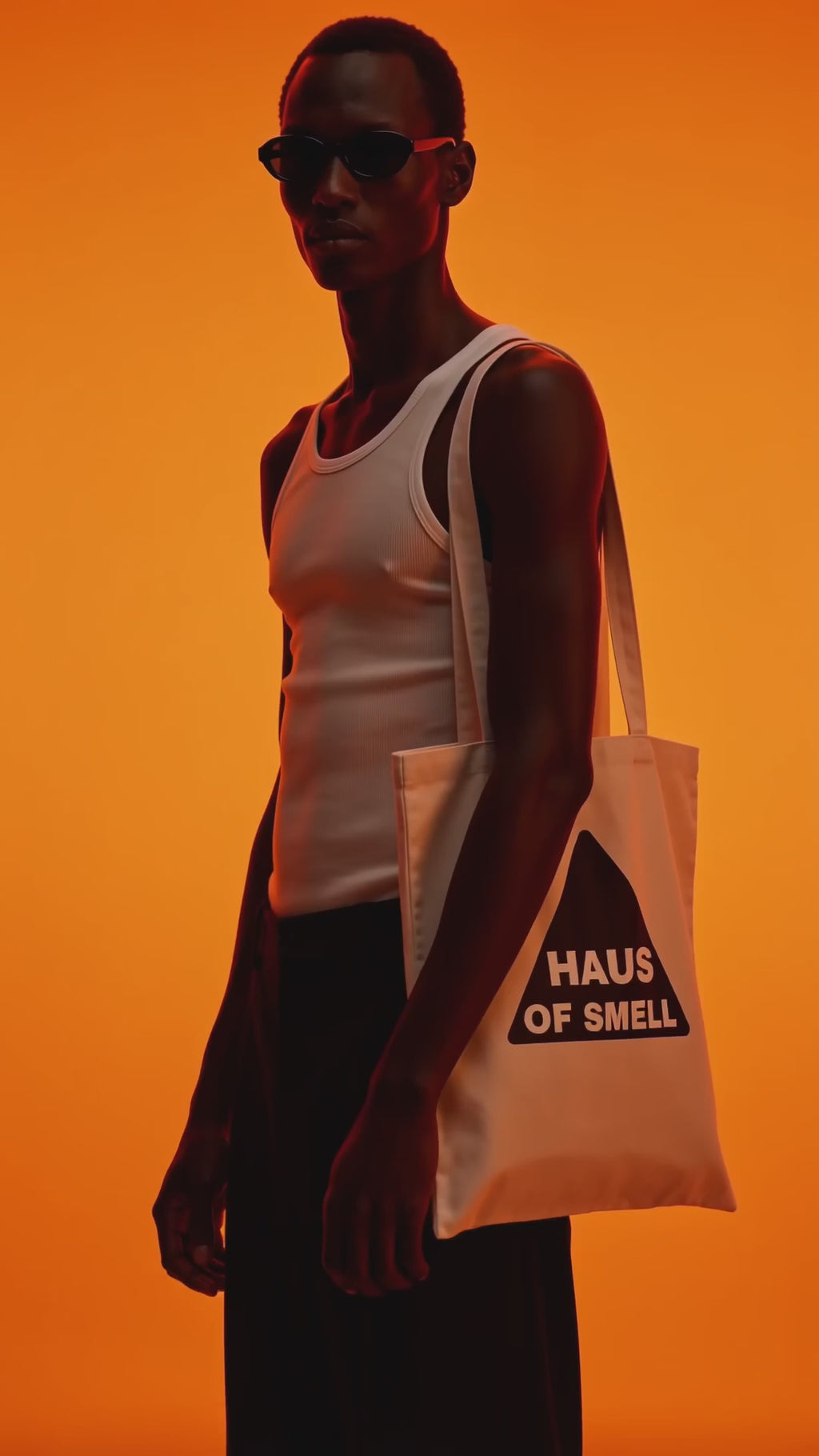 Color Block Cotton Tote